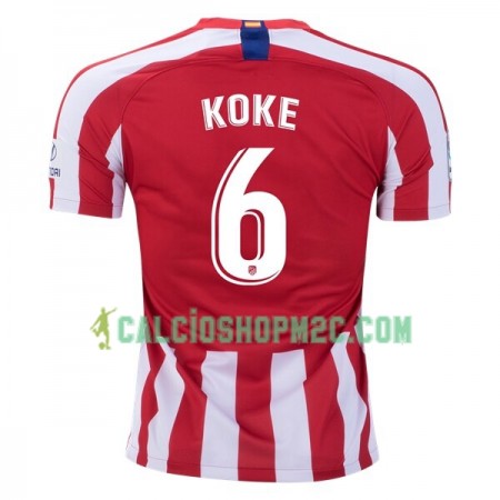 Atlético Madrid KOKE 6 Maglia Prima 2019/2020 Manica Corta